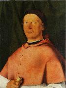 Lorenzo Lotto Portrait of Bishop Bernardo de Rossi oil on canvas